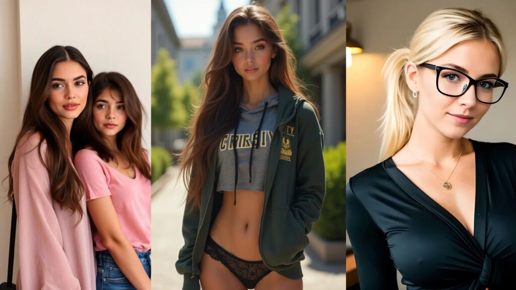 Four AI girlfriends from Kupid AI showcasing the 2025 update with voice calls, emotional memory, and realistic interactions.